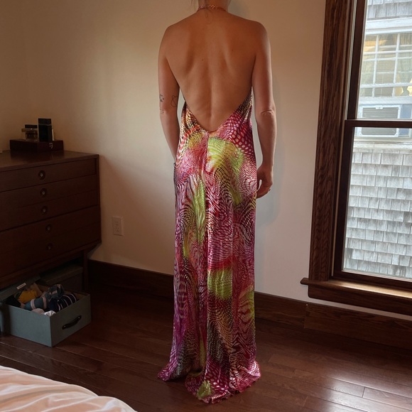 Alexis 2009 silk halter top maxi dress - Picture 5 of 11